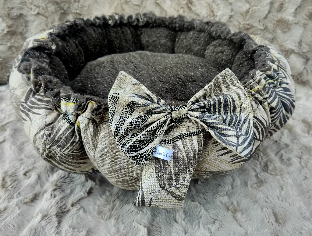 Fleur | M | Édition Noël | Beige & Gris