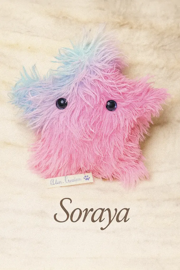 | Moyen Doudou Semi personnalisable | - [ SORAYA || NEPHELY || CHAMICHOU ] (Rouge, Soraya, Chien)