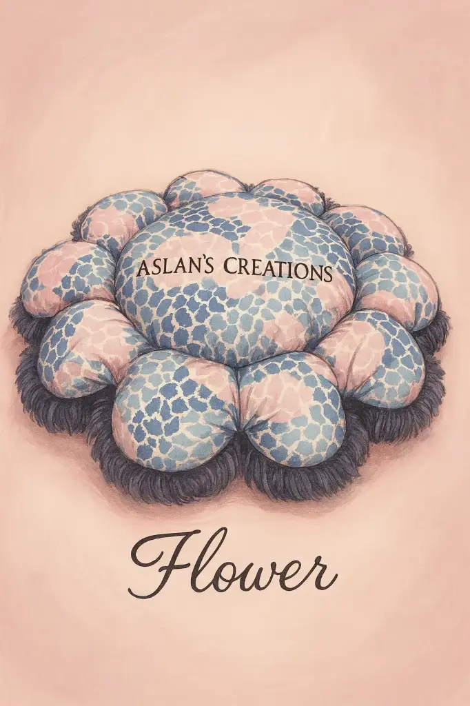 Flower | M | Semi personnalisable | (Rouge, Rouge)