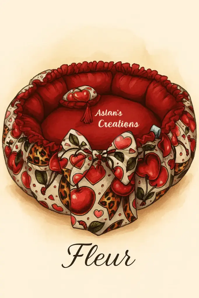 Fleur | M | Semi personnalisable | (Rouge, Rouge)